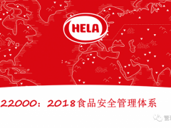 ISO22000:2018食品安全管理體系條款全講解！