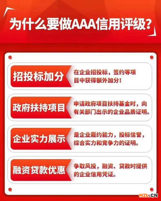 AAA信用評級認(rèn)證為什么是企業(yè)必備，有什么好處？