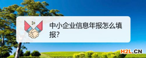 中小企業(yè)信息年報怎么填報？