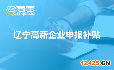 遼寧高新企業(yè)申報補貼