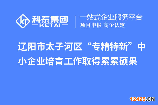 遼陽市太子河區(qū)“專精特新”中小企業(yè)培育工作取得累累碩果