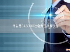 什么是SA8000社會責(zé)任標(biāo)準(zhǔn)認(rèn)證