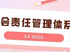 SA8000企業(yè)社會責(zé)任管理體系認證