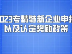 深圳市專精特新企業(yè)申報條件