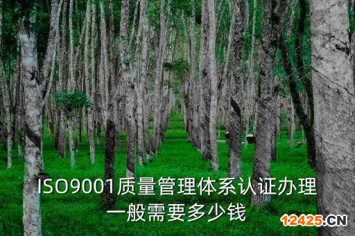 ISO9001質(zhì)量管理體系認(rèn)證辦理一般需要多少錢(qián)